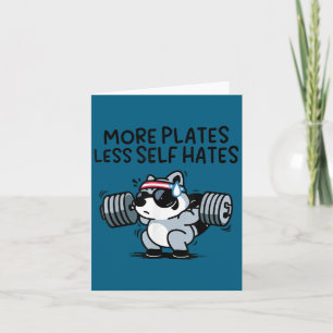 More Plates Less Self Hates Ssum Gym  Card