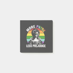 More Pride Less Prejudice LGBT Gay Pride Month Post-it Notes