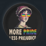More Pride Less Prejudice Lgbt Gay Proud Ally Prid Paper Plate<br><div class="desc">More Pride Less Prejudice Lgbt Gay Proud Ally Pride Month  18</div>
