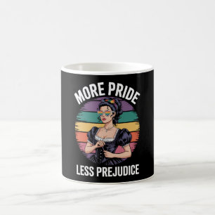 More Pride Less Prejudice LGBTQ Gay Pride Ally Coffee Mug