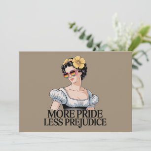 More Pride Less Prejudice LGBTQ Proud Ally Pride Invitation