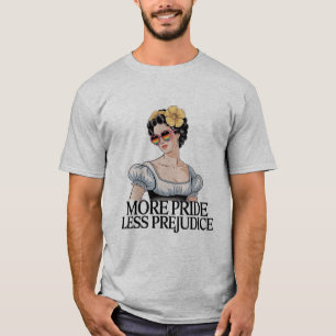 More Pride Less Prejudice LGBTQ Proud Ally Pride T-Shirt