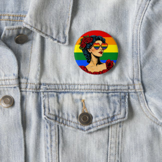 More Pride Less Prejudice Pride Month LGBTQ 6 Cm Round Badge