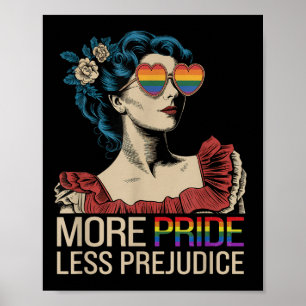 More Pride Less Prejudice Pride Month Lgbtq Poster