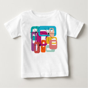 More Rectangles and Starbursts Baby T-Shirt