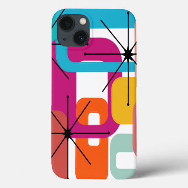 More Rectangles and Starbursts Case-Mate iPhone Case (Back)