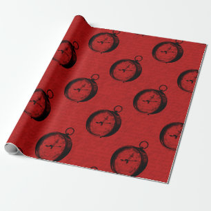 More Red and Navy Nautical Series Design 16 Wrapping Paper
