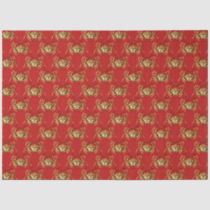More Red and Navy Nautical Series Design 2 Tissue Paper