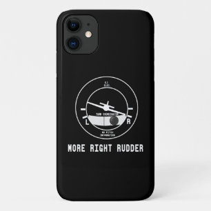More Right Rudder Cfi Flight Instructor Pilot Gift iPhone 11 Case