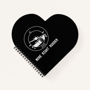 More Right Rudder Cfi Flight Instructor Pilot Gift Notebook