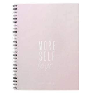 More Self Love Small Spiral Notebook
