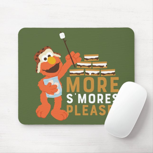 More S'mores Please! Mouse Pad (With Mouse)