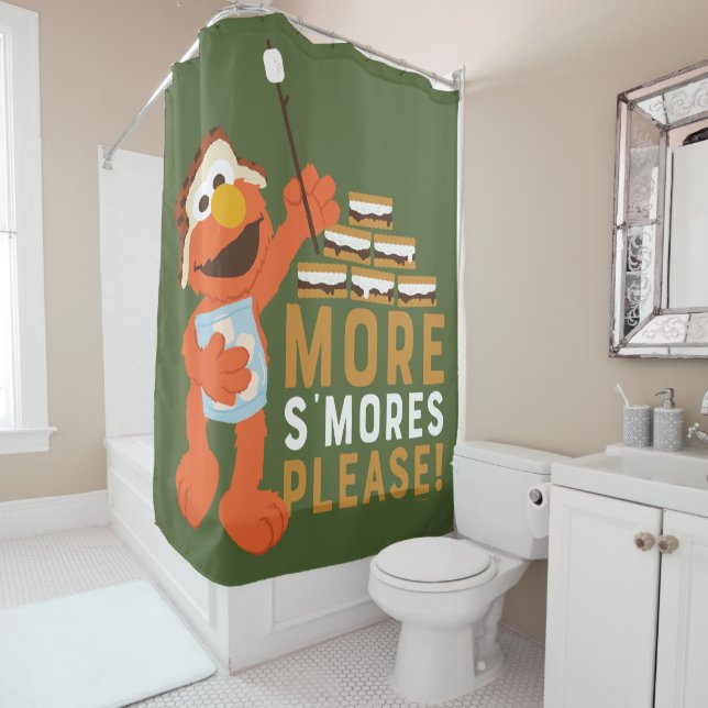 More S'mores Please! Shower Curtain (In Situ)