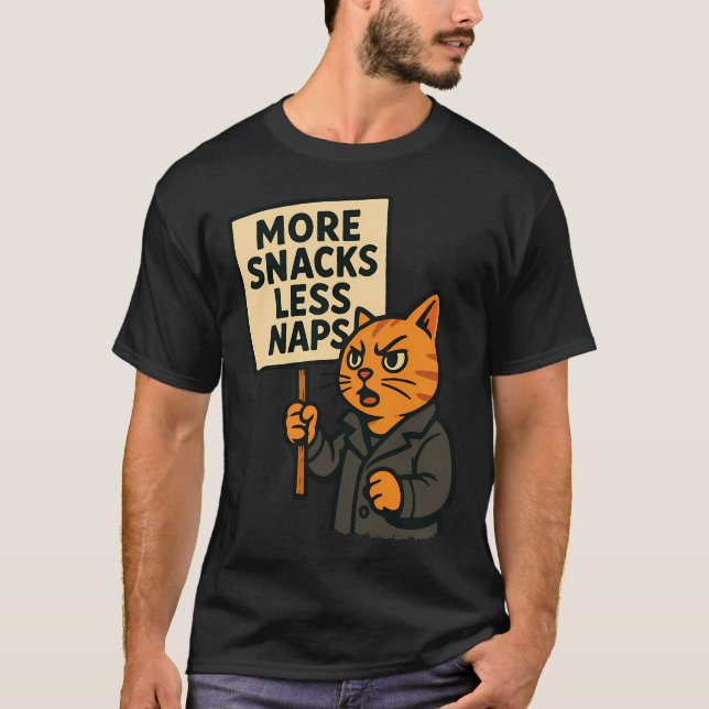 More Snacks Less Naps T-Shirt (Front)