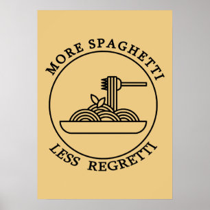 More Spaghetti Less Regretti Poster