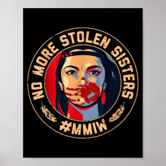 -More Stolen Sister Red Hand Mmiw Awareness Poster