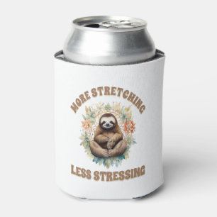 More Stretching Less Stressing Sloth Can Cooler