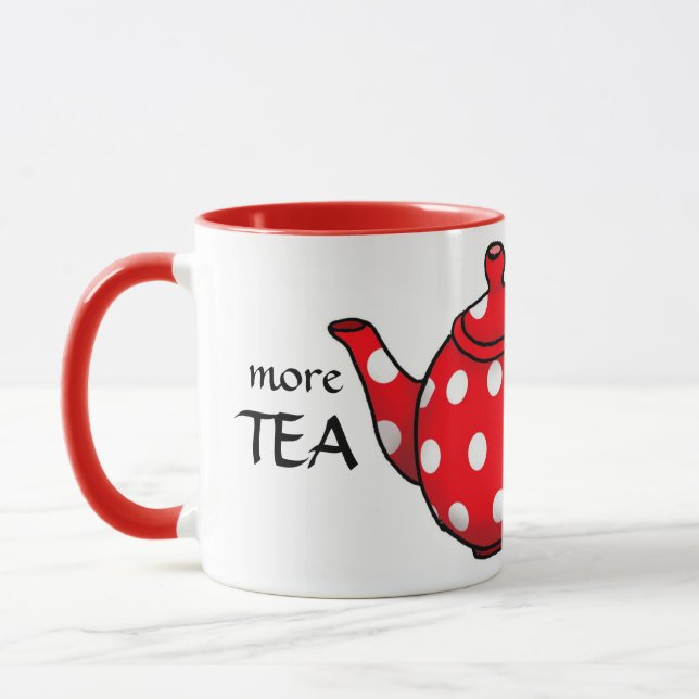 More Tea Less Brexit funny mug (Left)