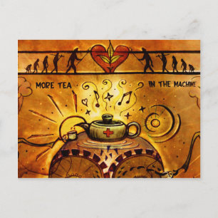 'More Tea' postcard (detail)