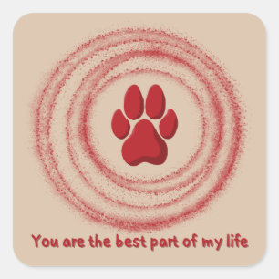 More Than a Pet: The Dog Owner Collection Square Sticker
