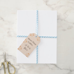 More Than Coffee Daily Ritual Cream Gift Tag