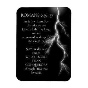 More than Conquerors, Scripture, Strength Magnet