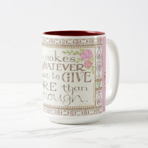 More Than Enough Coffee Mug (Pink)