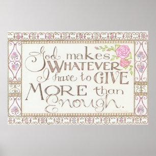 More Than Enough Wall Art