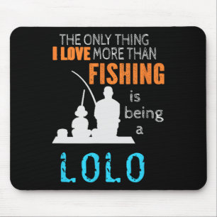 More Than Love Fishing Lolo Filipino Grandpa Mouse Pad