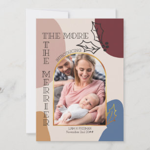 More the Merrier 2 Photo Holly and Shapes Birth Announcement