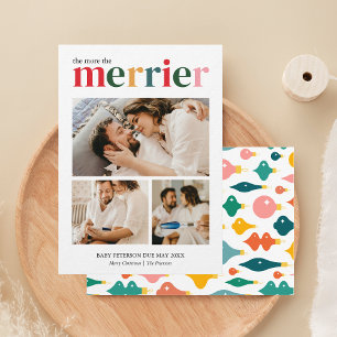 More the Merrier Christmas Pregnancy Announcement