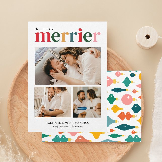 More the Merrier Christmas Pregnancy Announcement (Creator Uploaded)