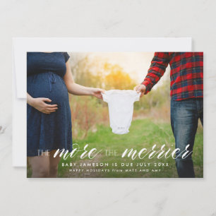 More the Merrier Holiday Pregnancy Announcement