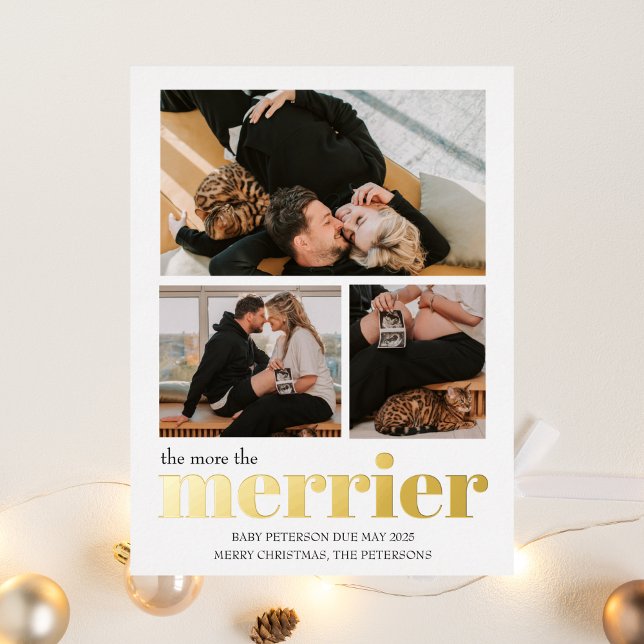 More the merrier Pregnancy Announcement Christmas (Creator Uploaded)