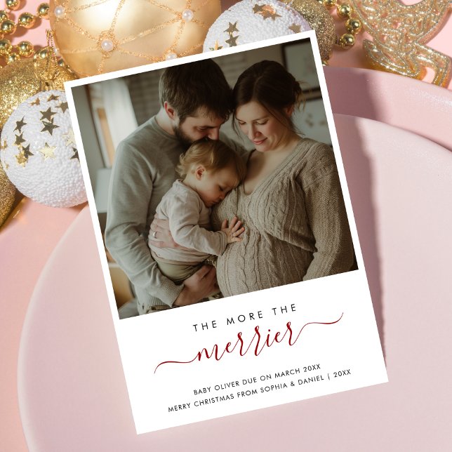 More The Merrier Pregnancy Photo Announcement (Creator Uploaded)