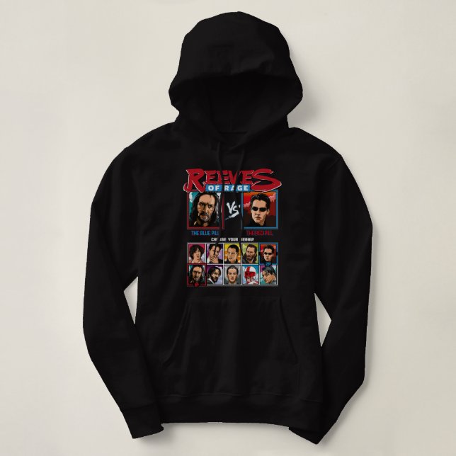 More Then Awesome Keanu Art Reeves Cool Graphic Gi Hoodie (Design Front)