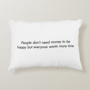 More Time Accent Pillow