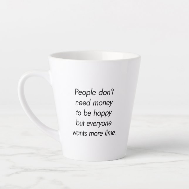 More Time Latte Mug (Left)