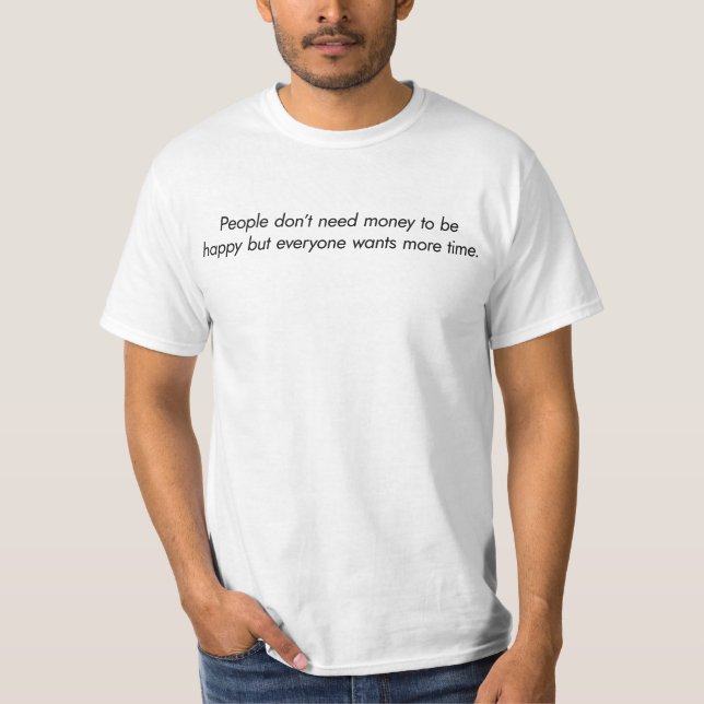 More Time Men's Value T-Shirt (Front)