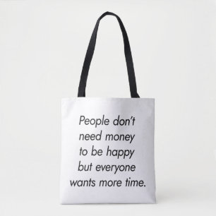 More Time Shoulder Tote Bag