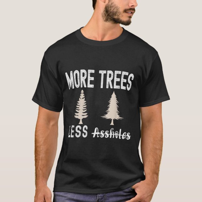 More Trees Less Holes Ugly Christmas Sweater  (Front)