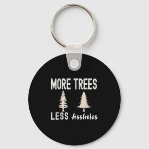 More Trees Less Holes Ugly Christmas Sweater  Key Ring