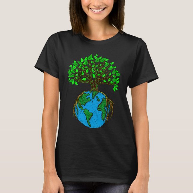 More Trees Please, Earth Day T-Shirt (Front)