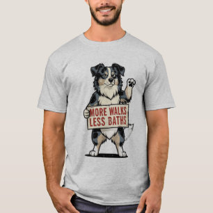 More Walks Less Baths Dog Shirt
