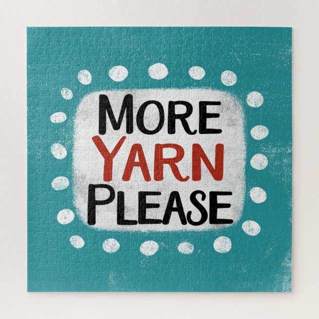 More Yarn Please Jigsaw Puzzle (Vertical)