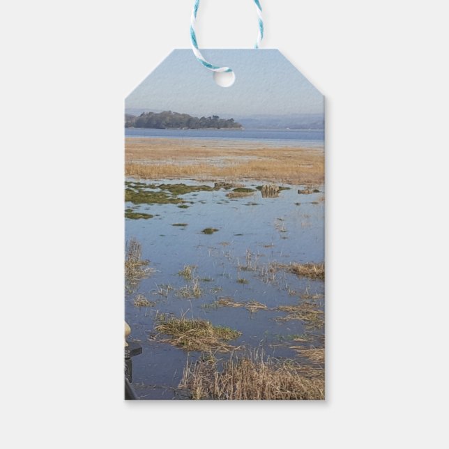 Morecambe Bay High Tide Gift Tag (Front)
