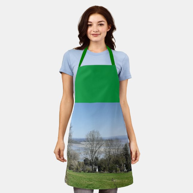 Morecambe Bay In Spring Apron (Worn)