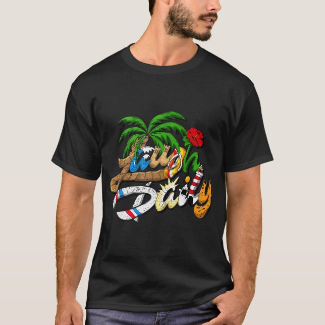 Morejstu Merch Jstu Laugh Daily Beach For Men T-Shirt (Front)