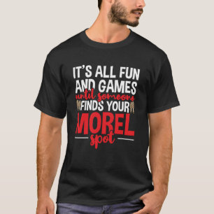 Morel Hunter Mushroom Hunting Foraging T-Shirt