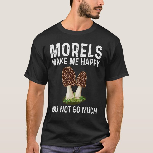 Morel Mushroom For Men Women Mushroom Hunters 1 T-Shirt (Front)